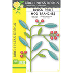 Birch Press Design Block Print Mod Branches Dies 57633