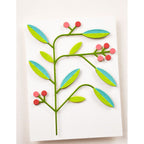 Birch Press Design Block Print Mod Branches Dies 57633 berries