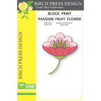 Birch Press Design Block Print Passion Fruit Flower Dies 57597