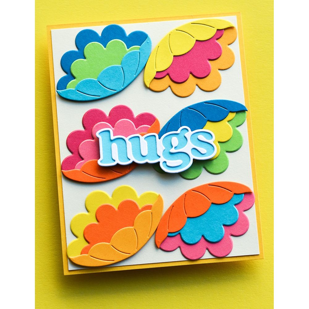 Birch Press Design Block Print Passion Fruit Flower Dies 57597 hugs
