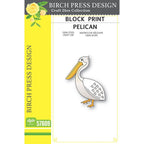 Birch Press Design Block Print Pelican Dies 57609
