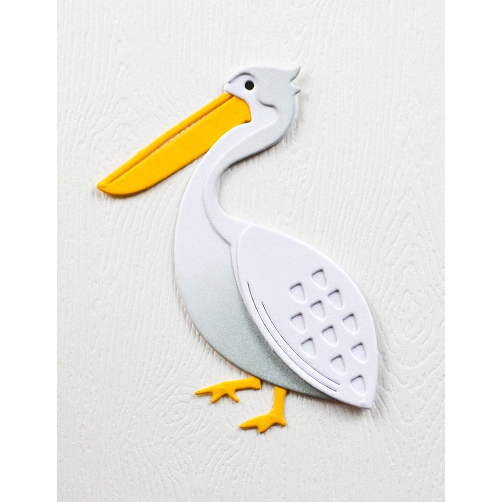 Birch Press Design Block Print Pelican Dies 57609 pelican