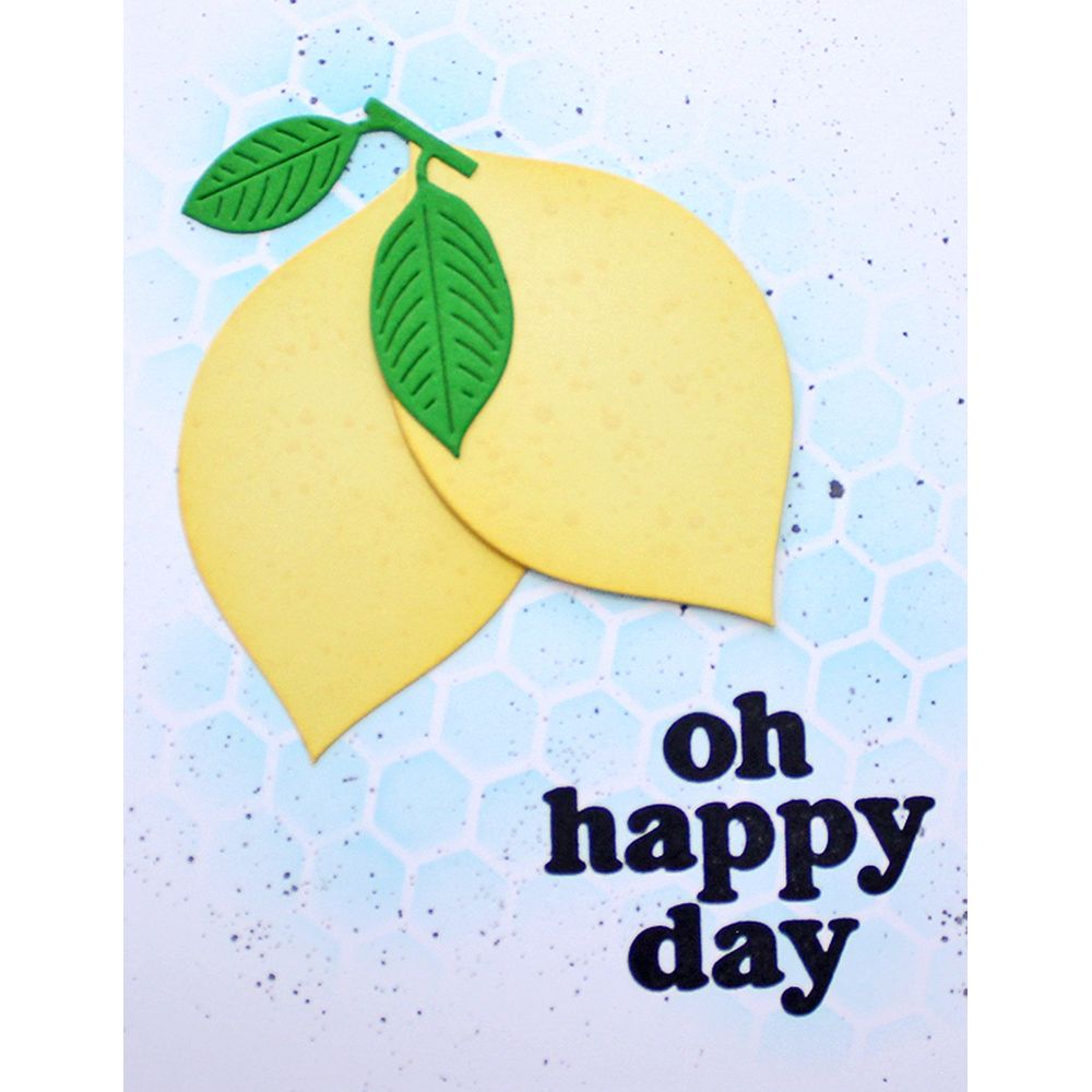 Birch Press Design Block Print Poinsettia Vase Dies 57691 oh happy day card