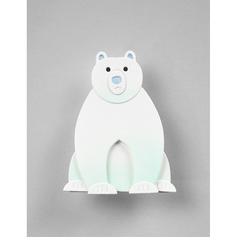 Birch Press Design Block Print Polar Bear Dies 57638 bear