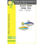 Birch Press Design Block Print Pond Fish Dies 57623