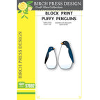 Birch Press Design Block Print Puffy Penguins Dies 57692