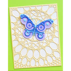 Birch Press Design Block Print Roundel Butterfly Dies 57665 blue purple butterfly 