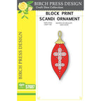 Birch Press Design Block Print Scandi Ornament Dies 57687