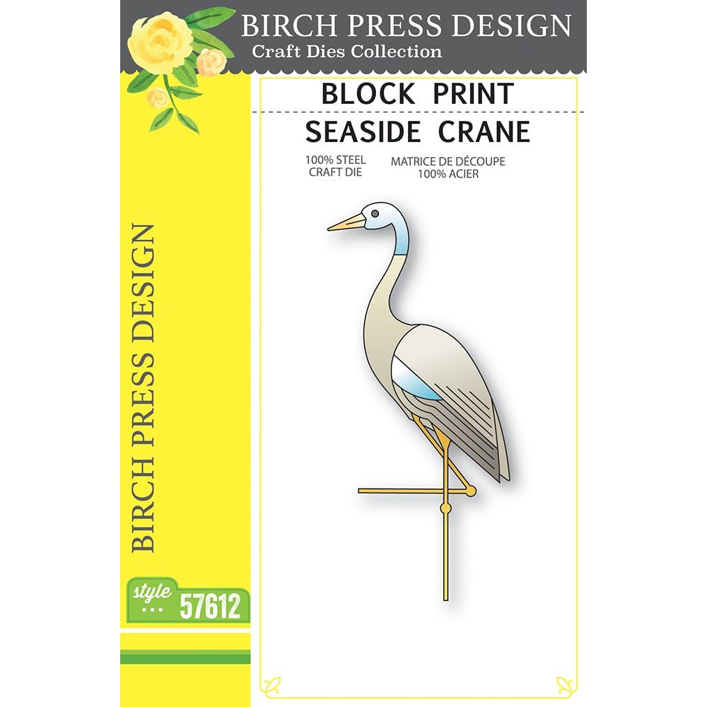 Birch Press Design Block Print Seaside Crane Dies 57612