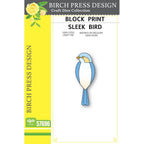 Birch Press Design Block Print Sleek Bird Dies 57696