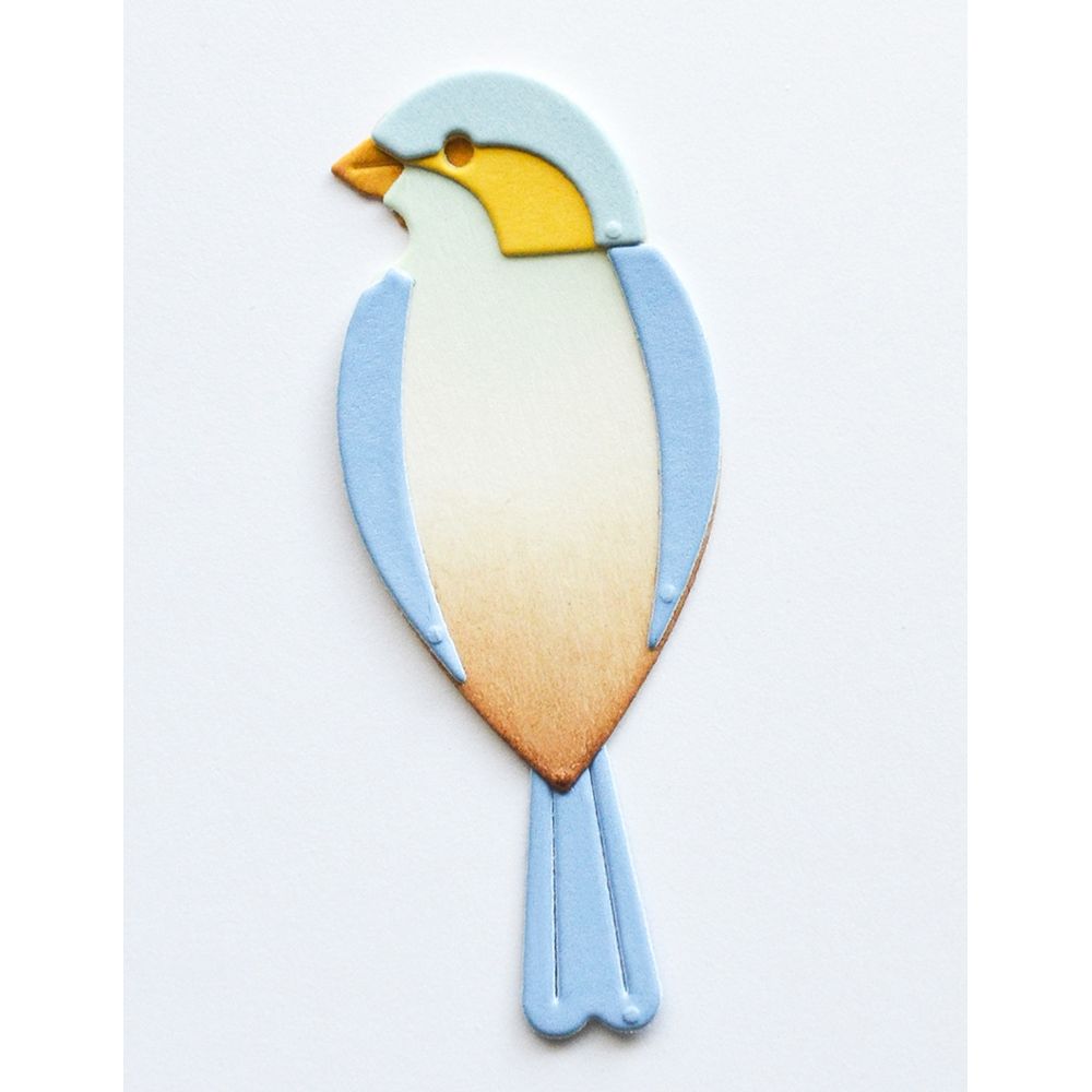 Birch Press Design Block Print Sleek Bird Dies 57696 contents inside package