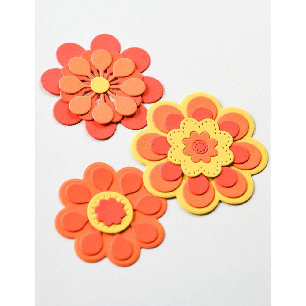 Birch Press Design Block Print Star Flowers Dies 57605 product sample