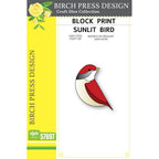 Birch Press Design Block Print Sunlit Bird Dies 57697