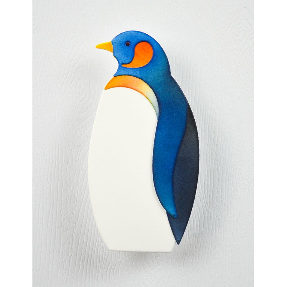 Birch Press Design Block Print Superb Penguin Dies 57639 penguin