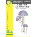 Birch Press Design Block Print Tall Mushrooms Dies 57672
