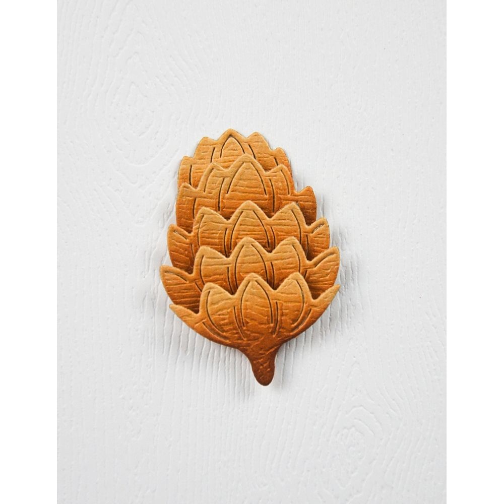 Birch Press Design Block Print Winter Pinecone Dies 57660 cone