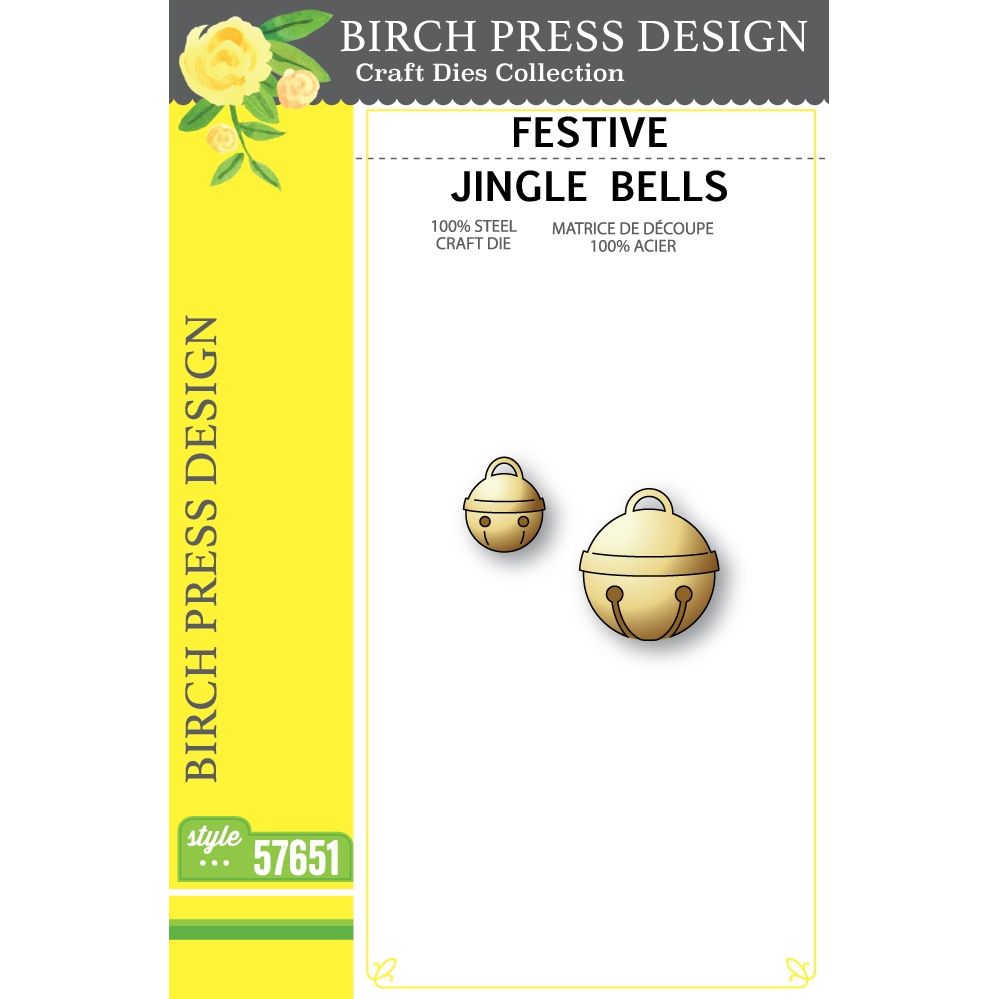 Birch Press Design Festive Jingle Bells Dies 57651
