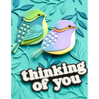 Birch Press Design Foliage Bunch Dies 57588 thinking of you