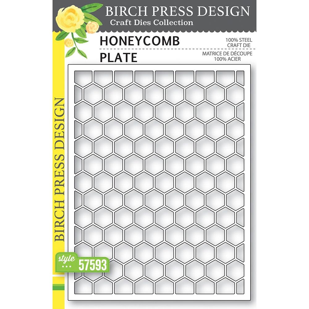 Birch Press Design Honeycomb Plate Die 57593