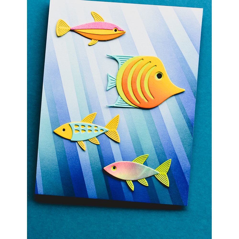 Birch Press Design Light Ray Stencil Set 42049 waves