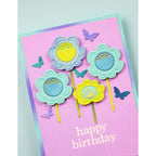 Birch Press Design Linear Boho Butterflies Dies 57574 birthday