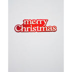 Birch Press Design Merry Christmas Dapper Script Dies 57643 chirstmas