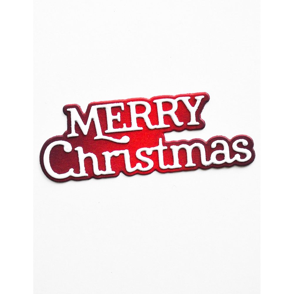 Birch Press Design Merry Christmas Festive Serif Dies 57679 contents inside package