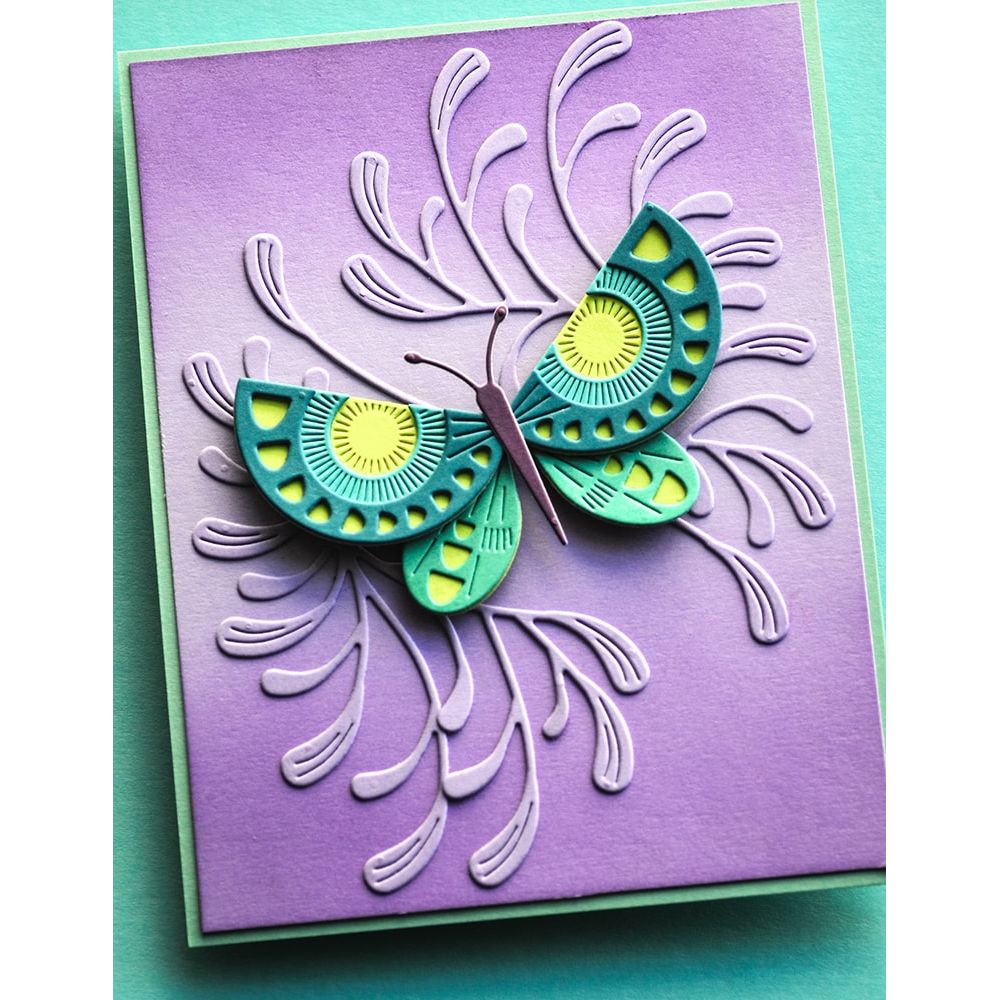 Birch Press Design Ornamental Branch Dies 57601 butterfly