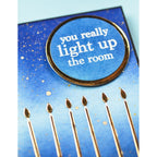 Birch Press Design Plain and Simple Birthday Greetings Clear Stamps cl8167 room