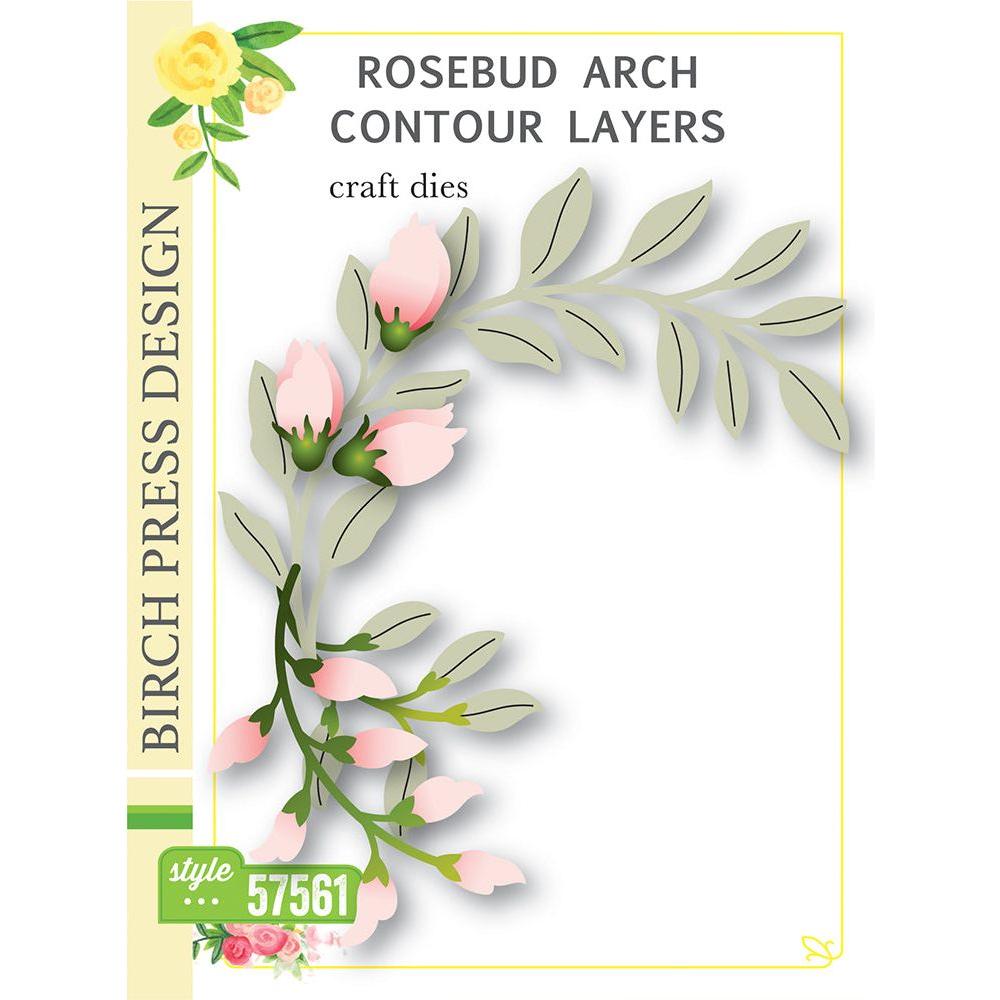 Birch Press Design Rosebud Arch Contour Layers Dies 57561
