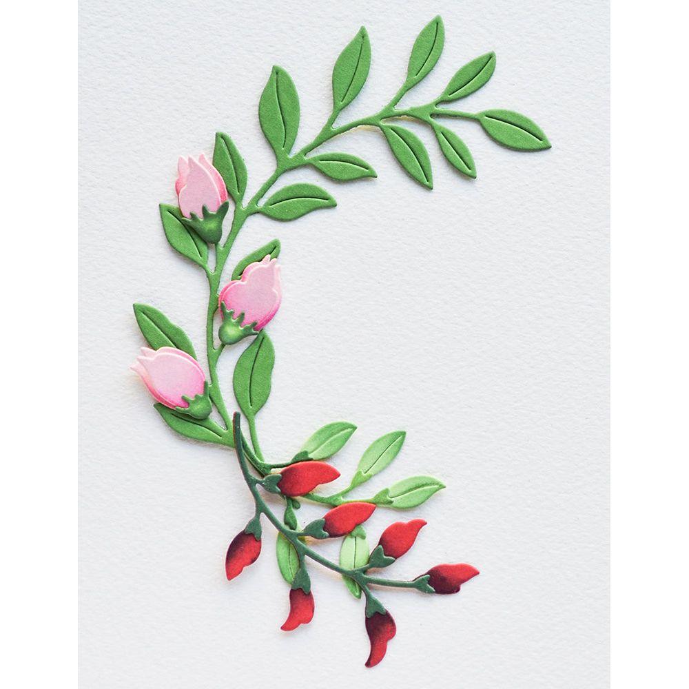 Birch Press Design Rosebud Arch Contour Layers Dies 57561 blooms