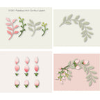 Birch Press Design Rosebud Arch Contour Layers Dies 57561 branch
