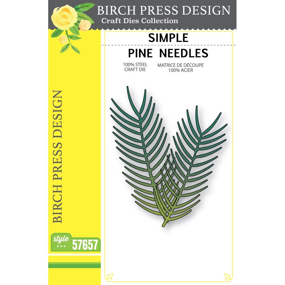 Birch Press Design Simple Pine Needles Dies 57657
