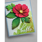 Birch Press Design Splendid Cosmos Contour Layers Dies 57555 hello