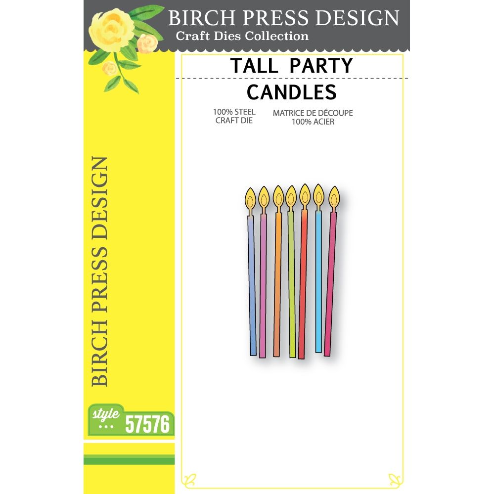 Birch Press Design Tall Party Candles Die 57576

