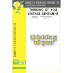 Birch Press Design Thinking of You Vintage Sentiment Dies 57573
