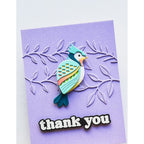 Birch Press Design Vintage Everyday Greetings Stamp And Die Set 8168 purple