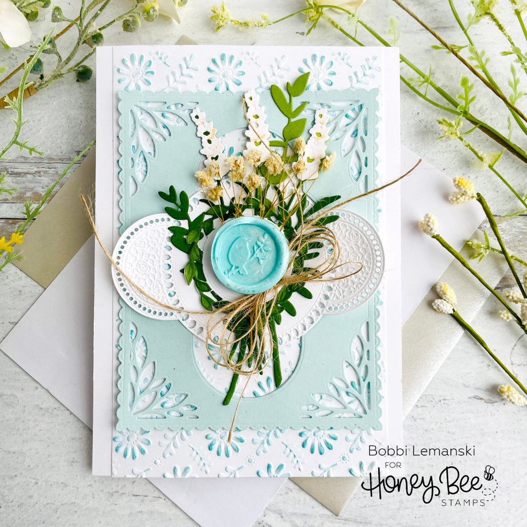 Honey Bee WAX SEAL 1 inch Stickers hbtl-wxsls Spring Themed Card | color-code:ALT01
