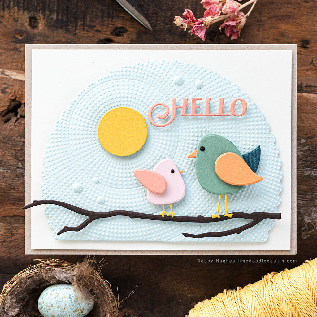 Simon Says Stamp Birdies Wafer Dies 1300sdc Friend Like You Hello Card | color-code:ALT02