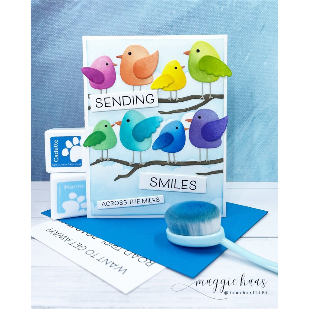 Simon Says Stamp Birdies Wafer Dies 1300sdc Friend Like You Sending Smiles Card