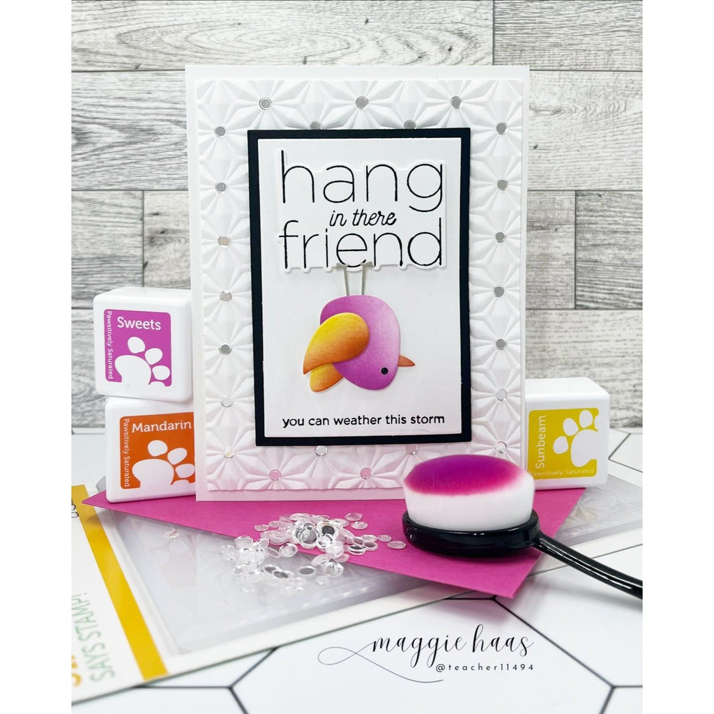 Simon Says Stamp Birdies Wafer Dies 1300sdc Friend Like You Hang In There Card