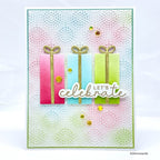 CZ Design Wafer Dies Birthday Basics czd231c Splendor Birthday Card