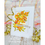 CZ Design Clear Stamps Birthday Basics cz386c Splendor Birthday Card