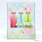 CZ Design Clear Stamps Birthday Basics cz386c Splendor Birthday Card