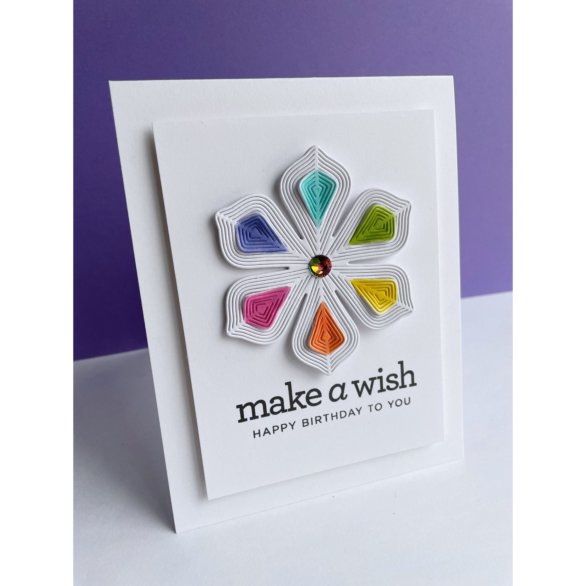 CZ Design Clear Stamps Birthday Basics cz386c Splendor Birthday Card | color-code:ALT02