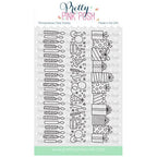 Pretty Pink Posh Birthday Borders Clear Stamps