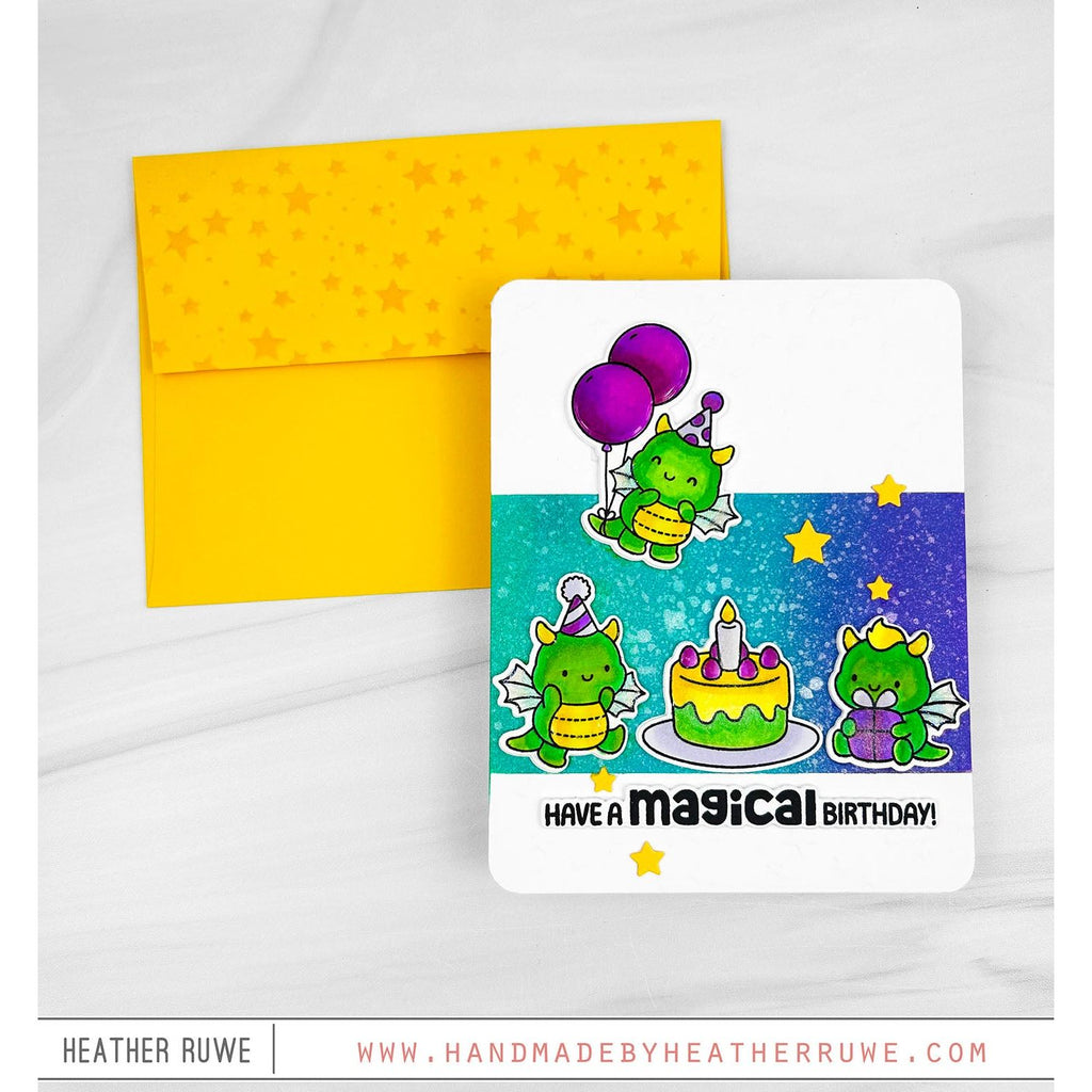 Simon Says Stamp Birthday Dragons Wafer Dies 1295sdc Moments in Time Birthday Card | color-code:ALT07
