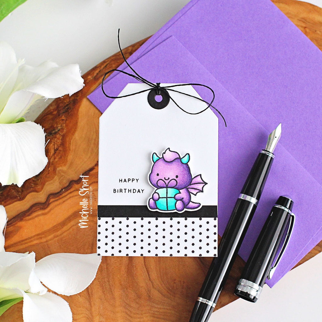 Simon Says Clear Stamps Birthday Dragons 3201ssc Moments in Time Birthday Tag | color-code:ALT03