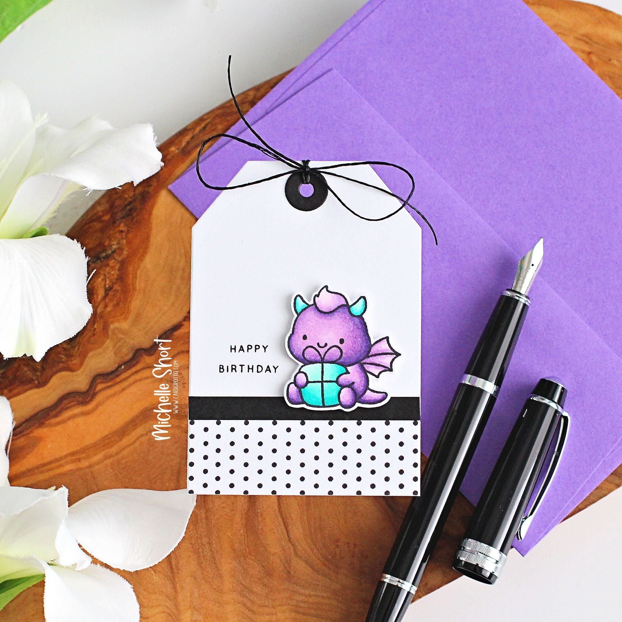 Simon Says Clear Stamps Birthday Dragons 3201ssc Moments in Time Birthday Tag | color-code:ALT03