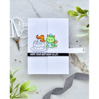 Simon Says Clear Stamps Birthday Dragons 3201ssc Moments in Time Birthday Card